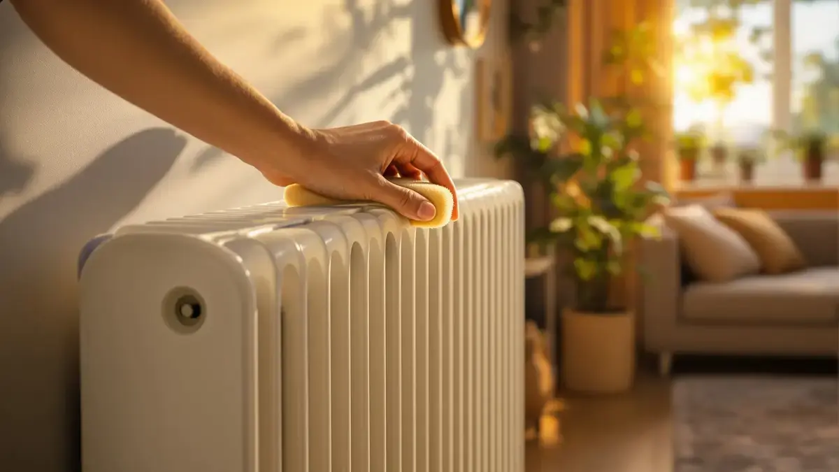 Vochtige spons op de radiator: waarom deze tip het energieverbruik kan verminderen