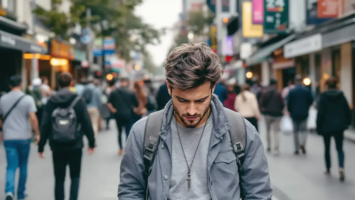 Waarom kijken sommige mensen naar de grond als ze lopen, volgens de psychologie?