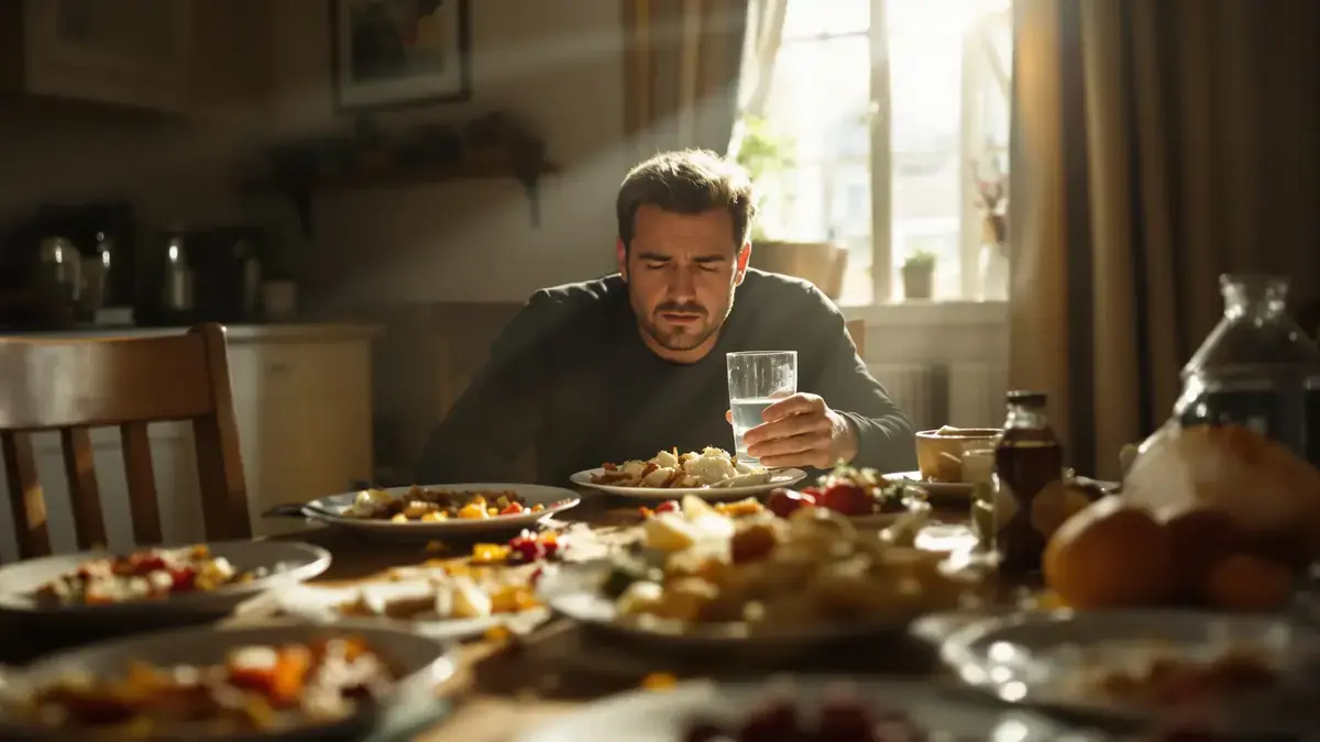 Water drinken direct na een zware maaltijd verstoort de spijsvertering meer dan men denkt